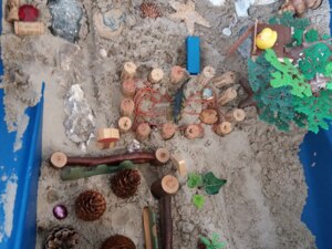 Sensopatisch spel met zand