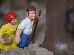 Sensopatisch spel met zand